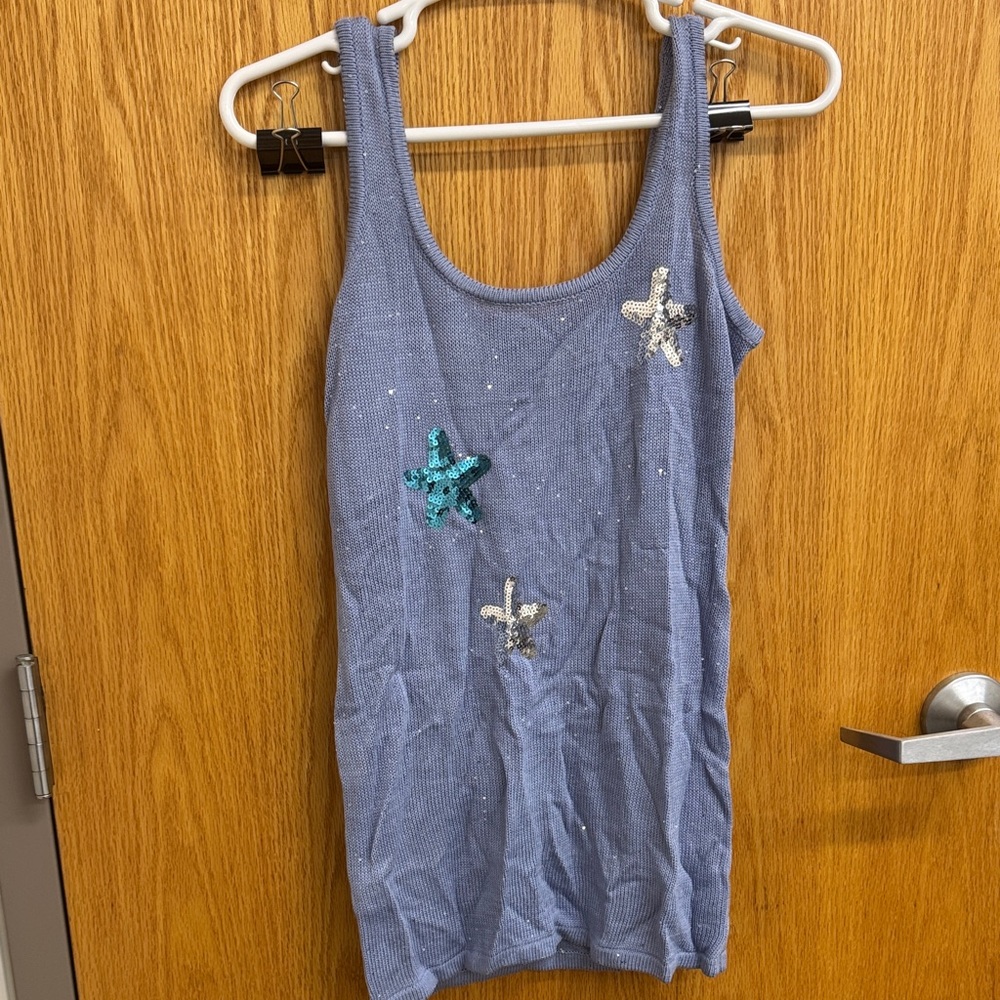 Blue Star‎ Embellished Women's Dress - Picture 5 of 6